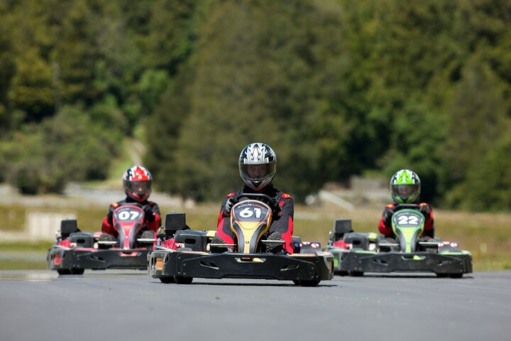 Experience the rush of racing on New Zealand's longest outdoor karting track where speed meets excitement on a stunning circuit surrounded by lush landscapes. Unleash your inner racer!